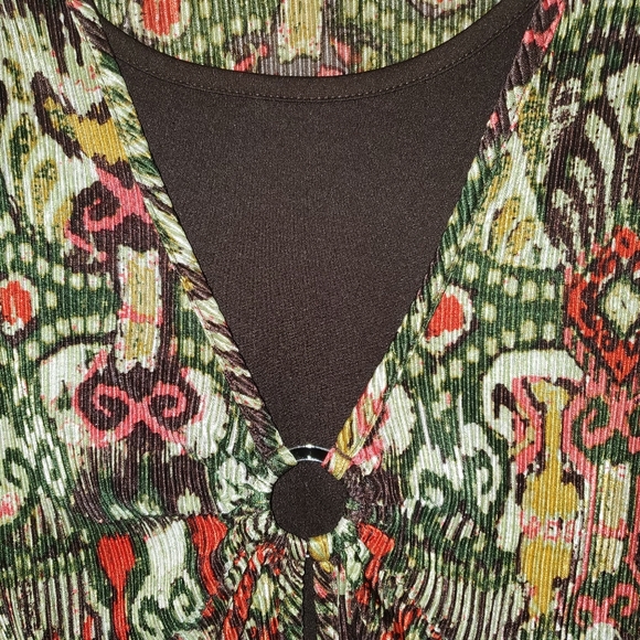 2X Sag Harbor short sleeve top - Like new - Picture 3 of 6